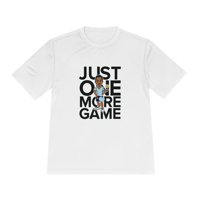 Just One More Game Men's Unisex Moisture Wicking Tee