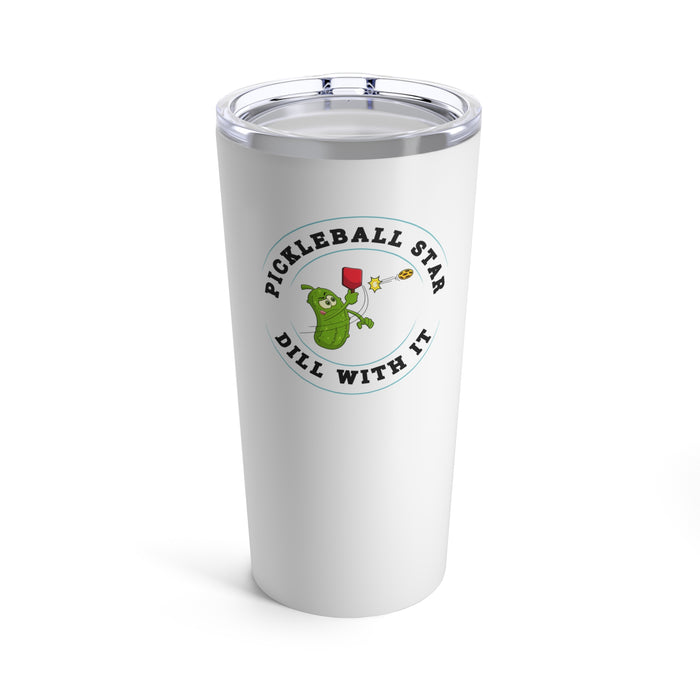 Funny Pickleball Gifts, Tumbler 20oz - Pickleball Star - Dill With It