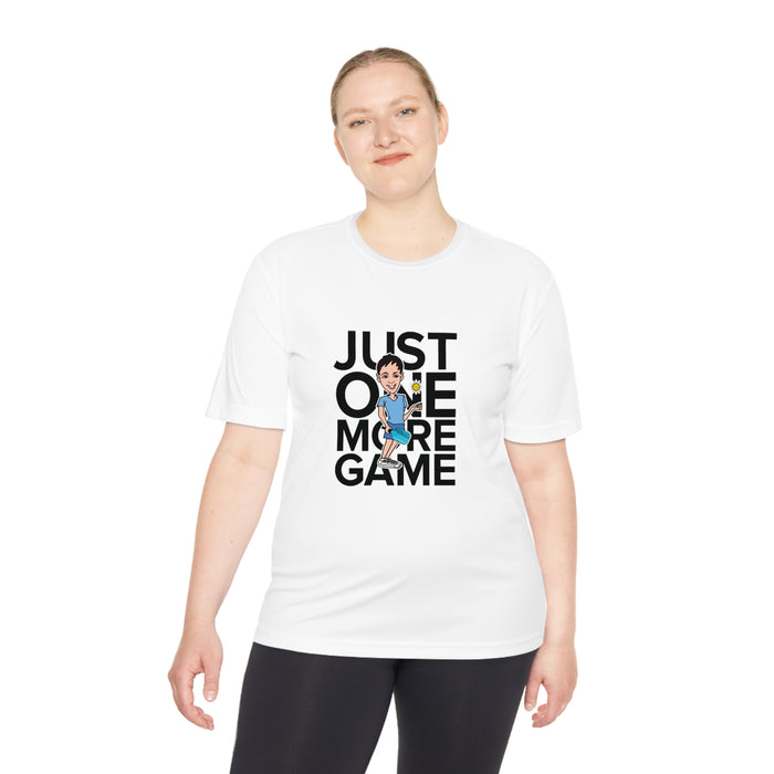 Just One More Game Men Unisex Moisture Wicking Tee