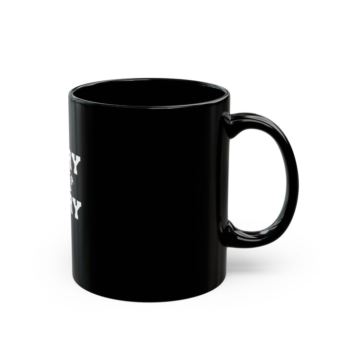 Funny Pickleball Gifts, Black Mug (11oz, 15oz) - Sorry Not Sorry