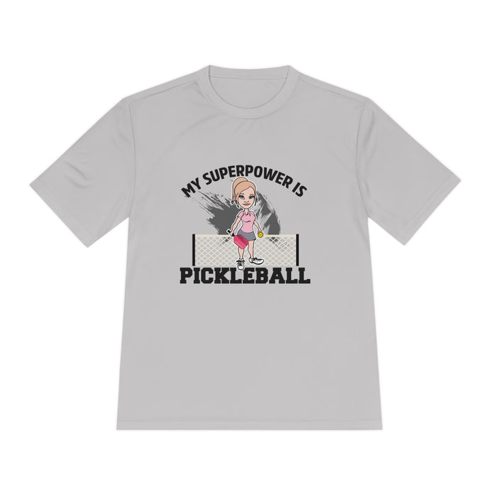 My Superpower is Pickleball Unisex Moisture Wicking Tee