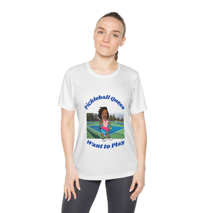 Pickleball Queen, Want to Play - Ladies Competitor Tee