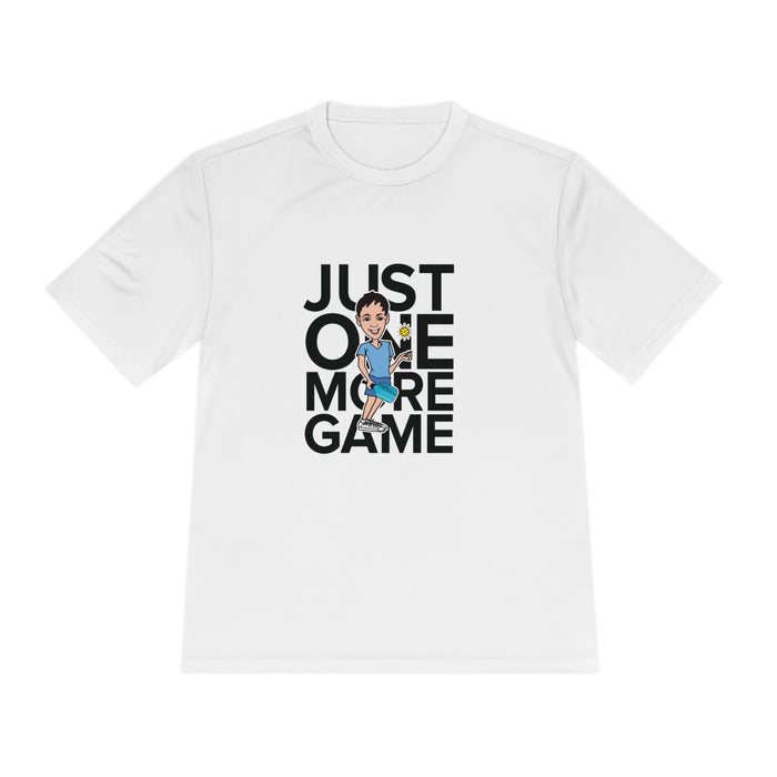 Just One More Game Men Unisex Moisture Wicking Tee