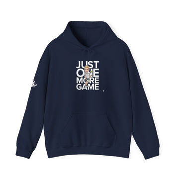 Pickleball Hoodie — “Just One More Game | Unisex Gildan 18500
