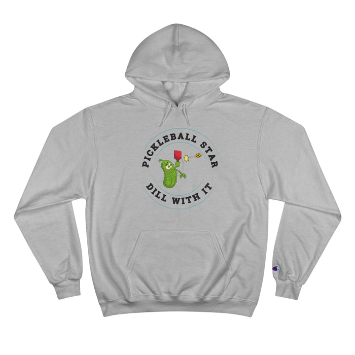 Funny Pickleball Hoodie, Unisex Heavy Blend Hooded Sweatshirt Champion Hoodie - Pickleball Star - Dill With It