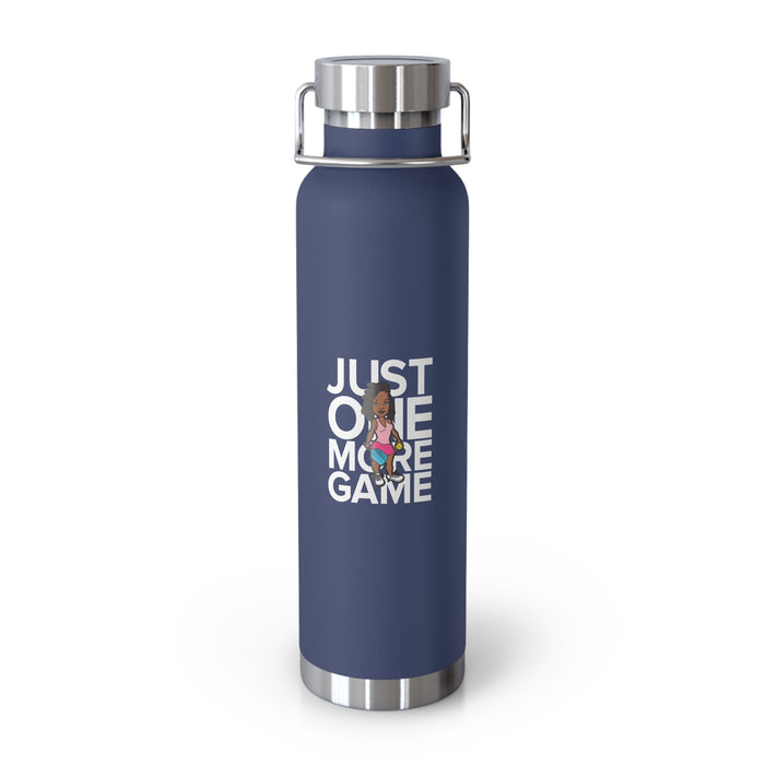 Just One More Game Copper Vacuum Insulated Bottle, 22oz