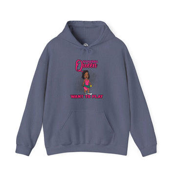 Pickleball Queen, Want to Play — Branded Hoodie | Gildan 18500