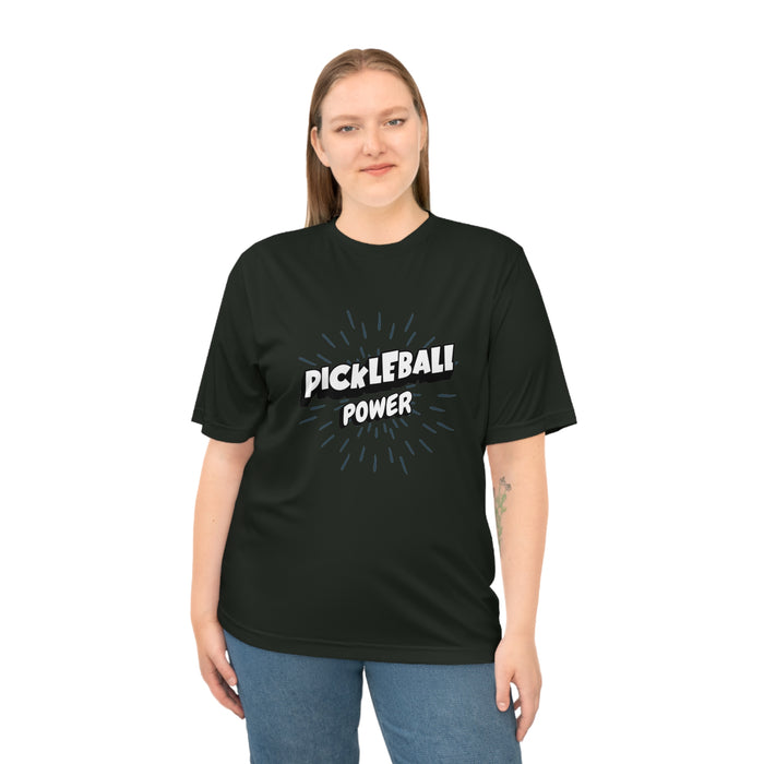 Funny Pickleball T-Shirt, Performance Moisture-Wicking Unisex T-Shirt- Pickleball Power