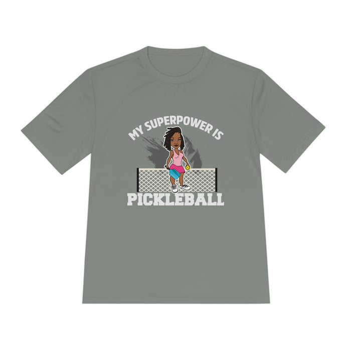 My Superpower is Pickleball Women Unisex Moisture Wicking Tee