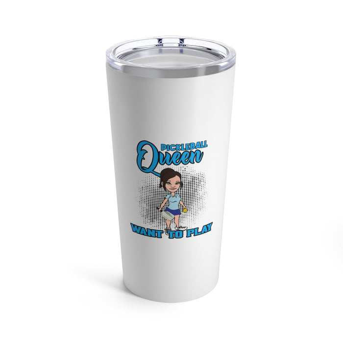 Funny Pickleball Gift, Tumbler 20oz - Pickleball Queen