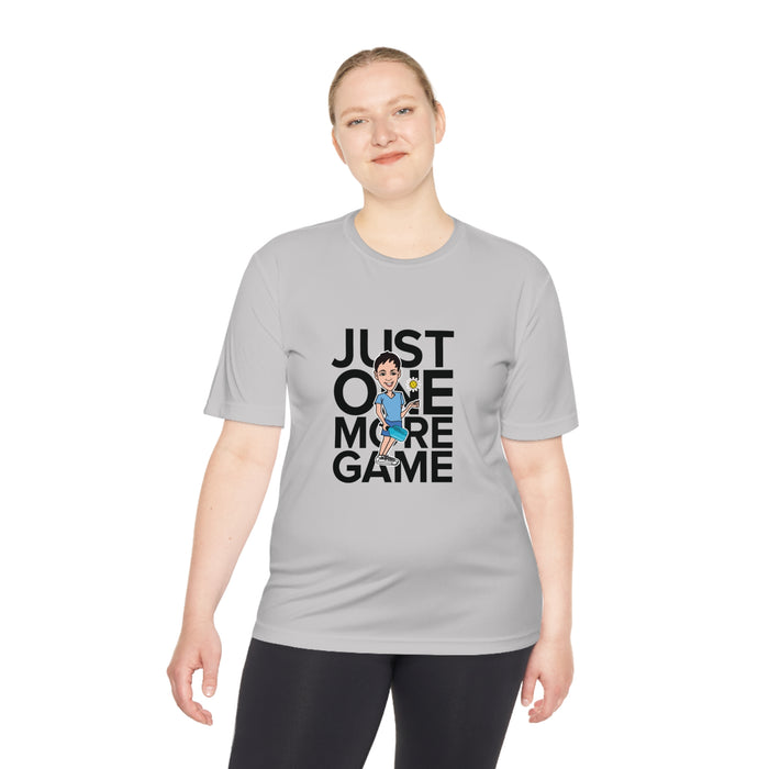 Just One More Game Men Unisex Moisture Wicking Tee