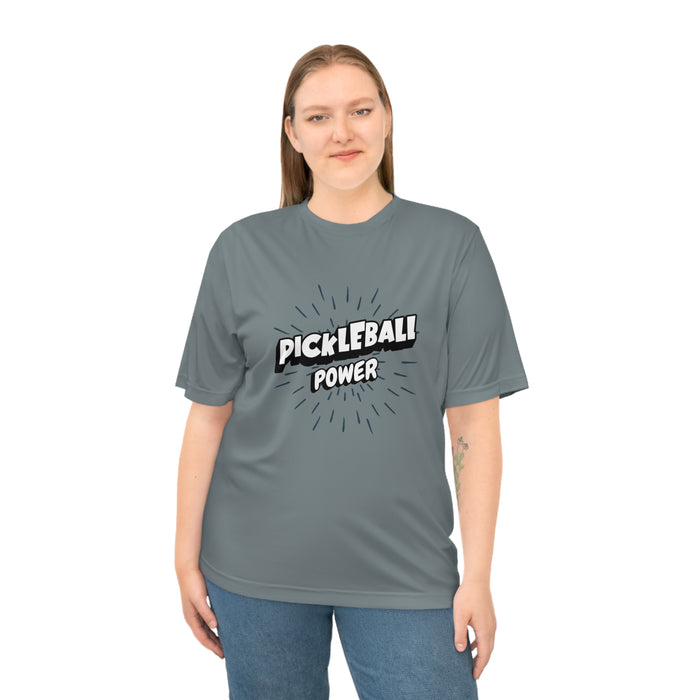 Funny Pickleball T-Shirt, Performance Moisture-Wicking Unisex T-Shirt- Pickleball Power