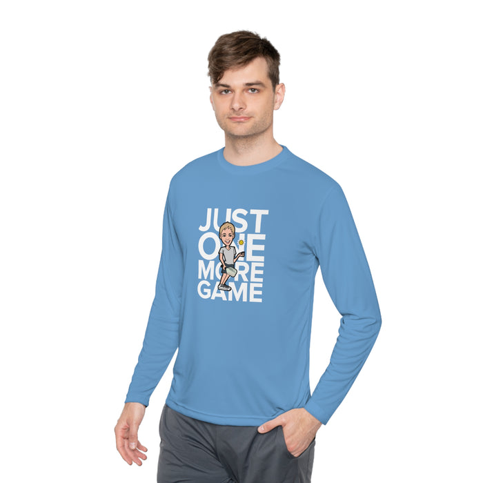 Just One More Game Unisex Lightweight Long Sleeve Tee