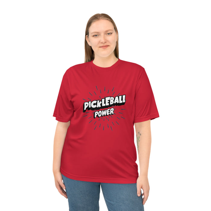 Funny Pickleball T-Shirt, Performance Moisture-Wicking Unisex T-Shirt- Pickleball Power