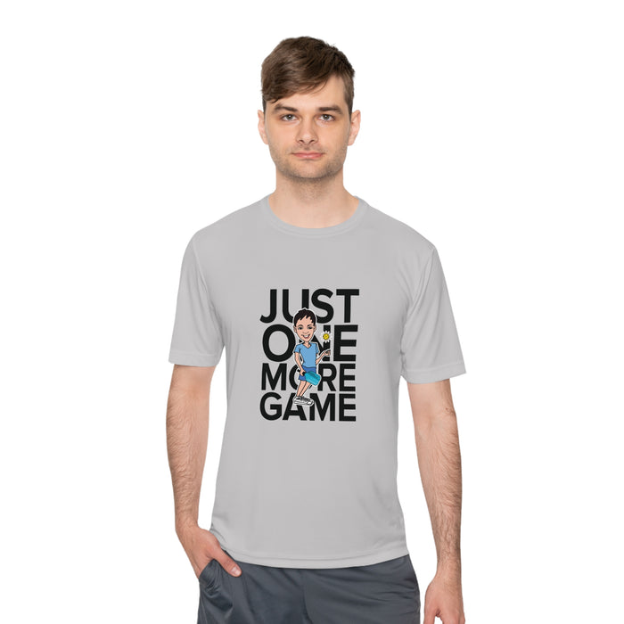 Just One More Game Men Unisex Moisture Wicking Tee