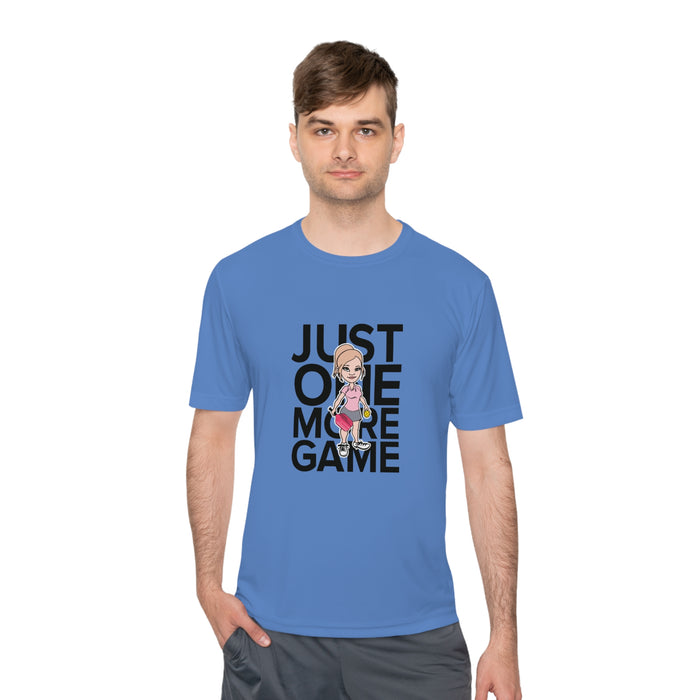 Just One More Game Women Unisex Moisture Wicking Tee