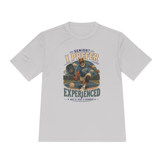 Senior I Prefer Experienced Tee – Funny Pickleball Shirt