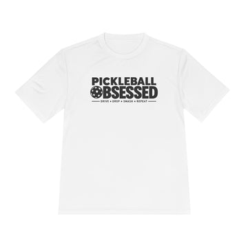 Pickleball Obsessed Performance Tee – "Drive • Dink • Smash • Repeat"