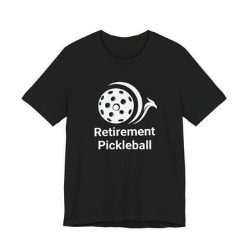Retirement Pickleball T‑Shirt — Pickleball Essentials Stacked Chest Tee