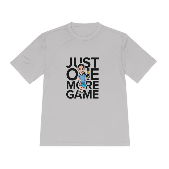 Just One More Game Men Unisex Moisture Wicking Tee