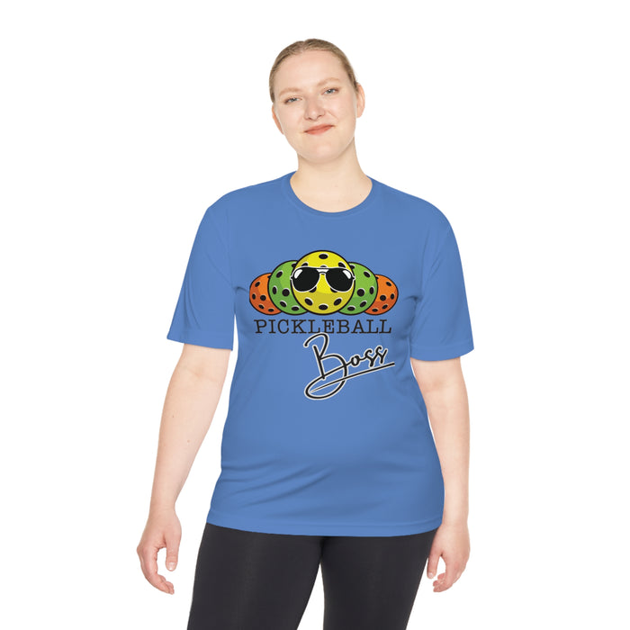 Funny Pickleball T-Shirt, Moisture Wicking Tee - Pickleball Boss