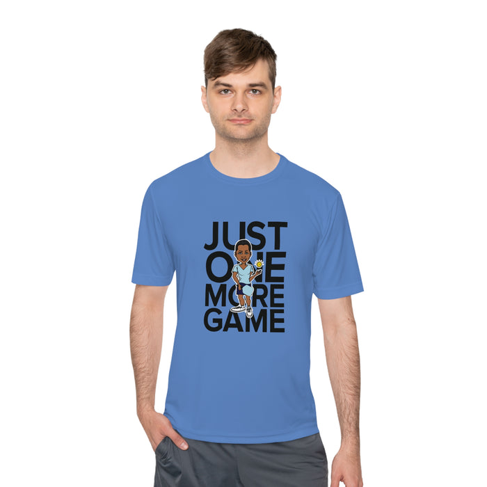 Just One More Game Men's Unisex Moisture Wicking Tee