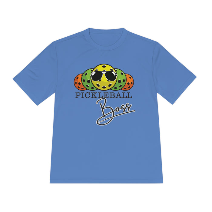 Funny Pickleball T-Shirt, Moisture Wicking Tee - Pickleball Boss