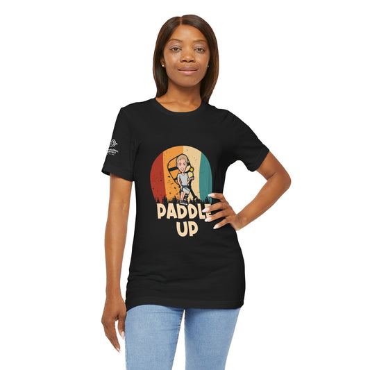 Paddle Up – Pickleball Funny T-Shirt (Bella+Canvas 3001)