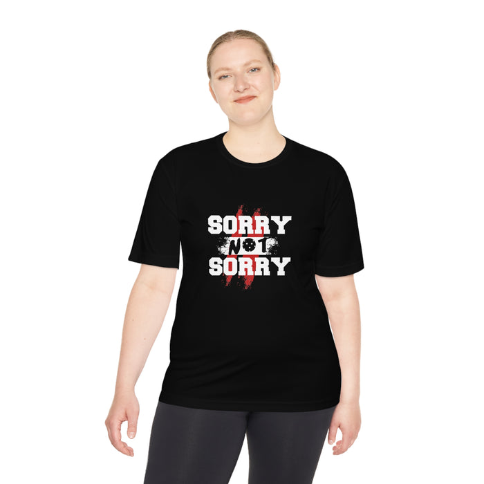 Funny Pickleball T-Shirt, Cool, Moisture Wicking - Sorry Not Sorry