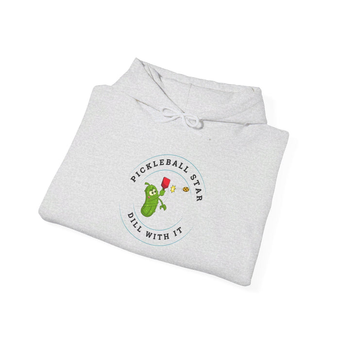 "Pickleball Star - Dill With It" Unisex Heavy Blend™ Hooded Sweatshirt