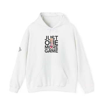 Pickleball Essentials Hoodie — “Just One More Game” Funny Pickleball Hoodie (Gildan 18500)