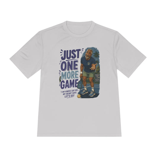 Just One More Game — Funny Pickleball Graphic T‑Shirt