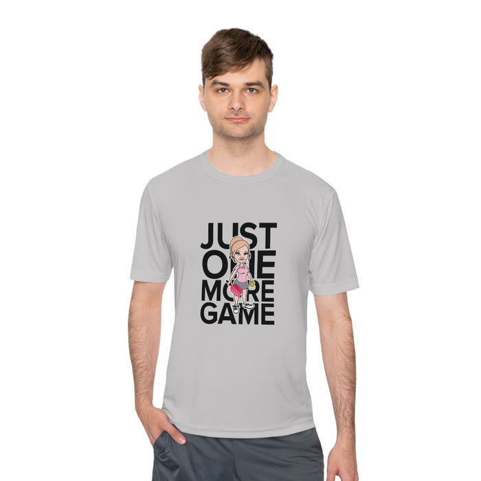 Just One More Game Women Unisex Moisture Wicking Tee