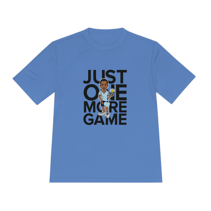 Just One More Game Men's Unisex Moisture Wicking Tee