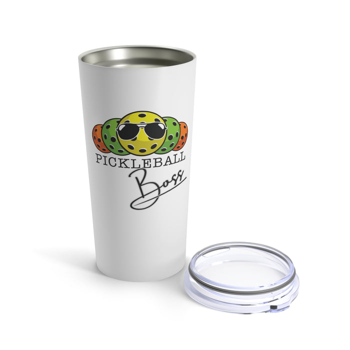 Funny Pickleball Gifts, Tumbler 20oz - Pickleball Boss