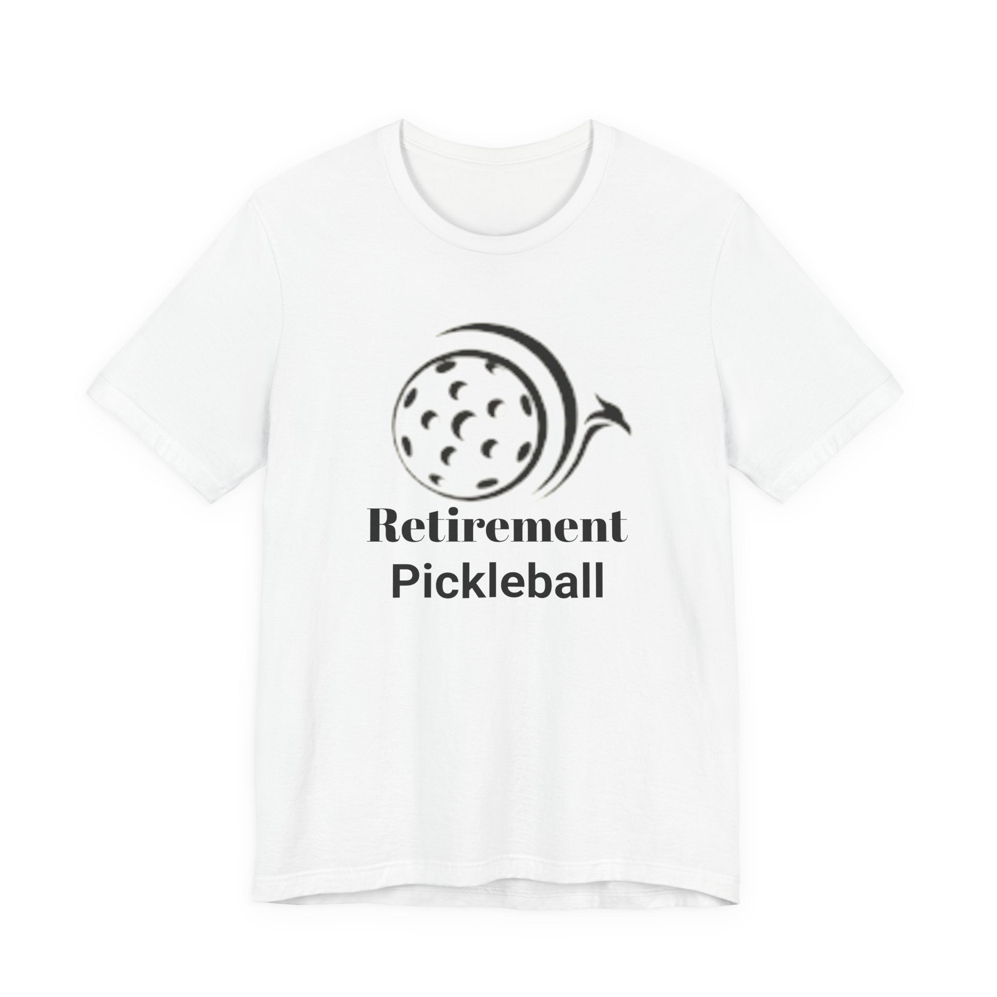 Retirement Pickleball T‑Shirt — Pickleball Essentials Stacked Chest Tee