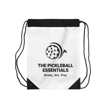 Pickleball Essentials Drawstring Bag — "Ready, Set, Play" Gear Sack
