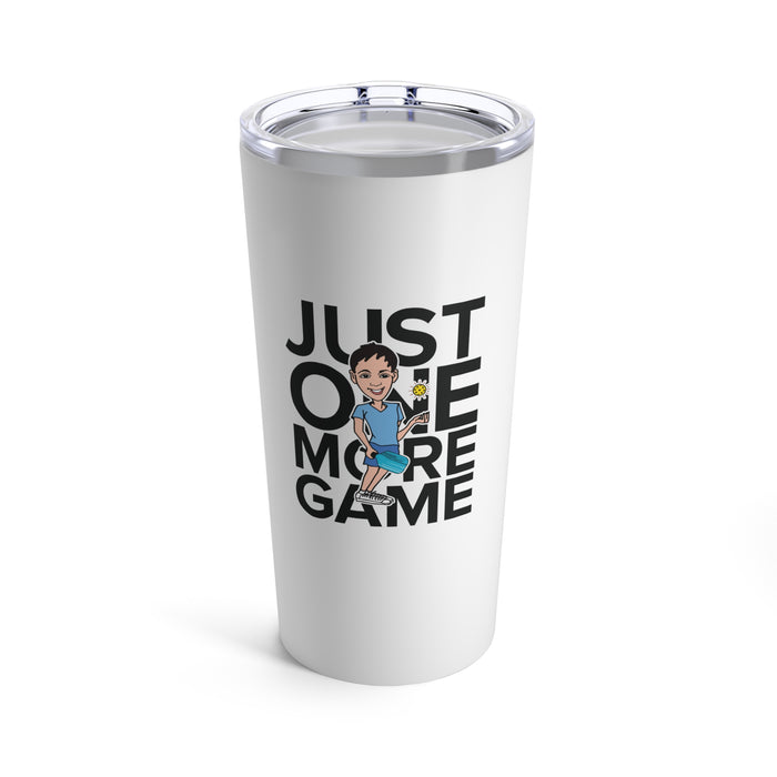 Funny Pickleball Gifts, Tumbler 20oz - Just One More Game