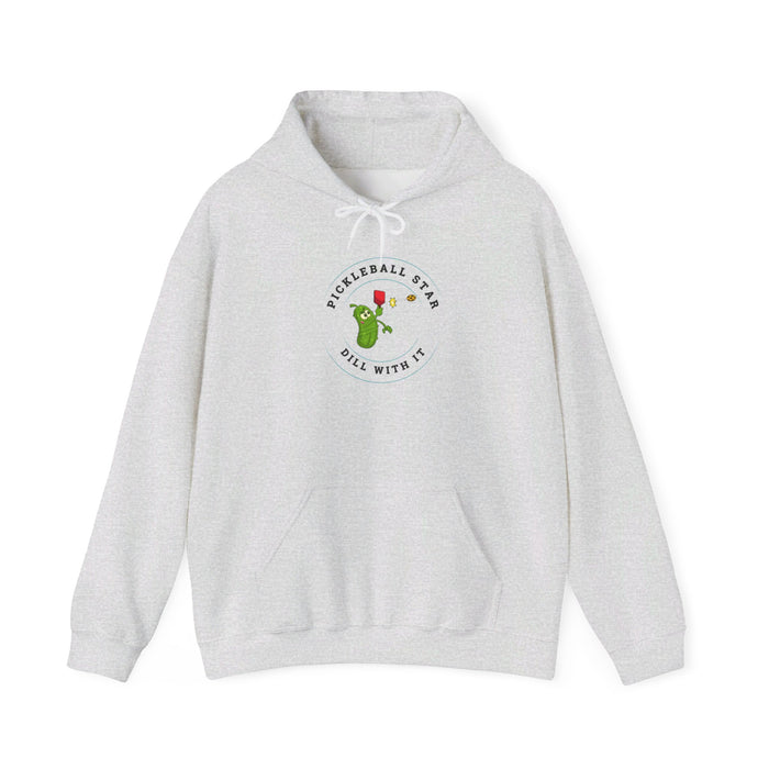 "Pickleball Star - Dill With It" Unisex Heavy Blend™ Hooded Sweatshirt