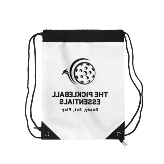 Pickleball Essentials Drawstring Bag — "Ready, Set, Play" Gear Sack