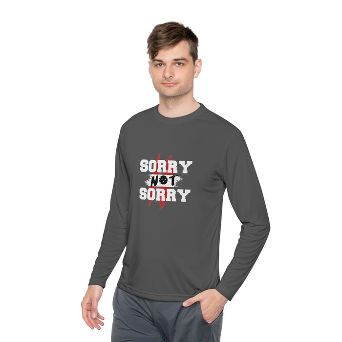 Funny Pickleball T-Shirt, Unisex Long Sleeve Tee - Sorry Not Sorry