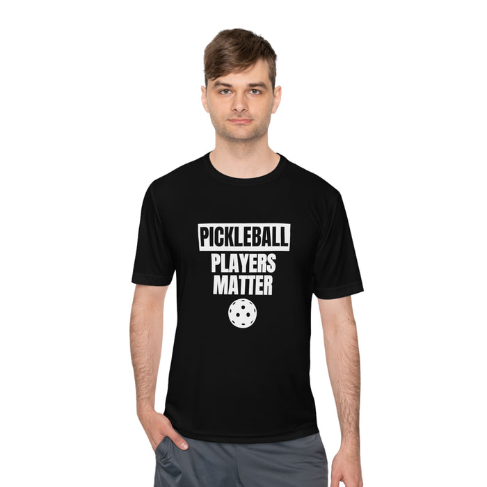 Funny Pickleball T-Shirt, Unisex Moisture Wicking Tee - Pickleball Players Matter