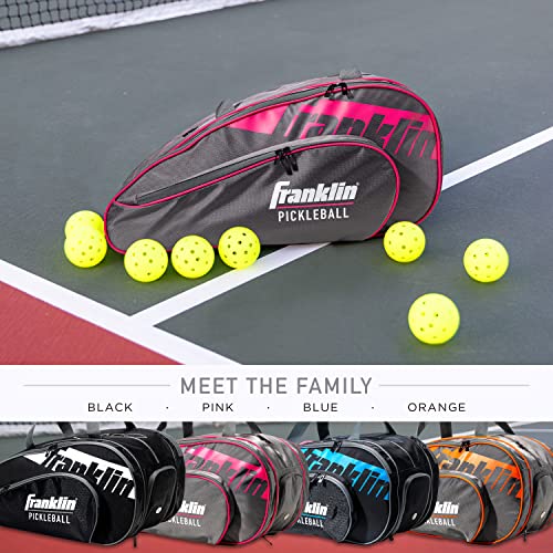 Franklin Sports Pickleball Paddle Bag - Pro Series Pickleball Bags for Paddles, Pickleballs, Gear + Equipment - Pickleball Paddle Bags for Men + Women - Perfect for Gear + Accessories