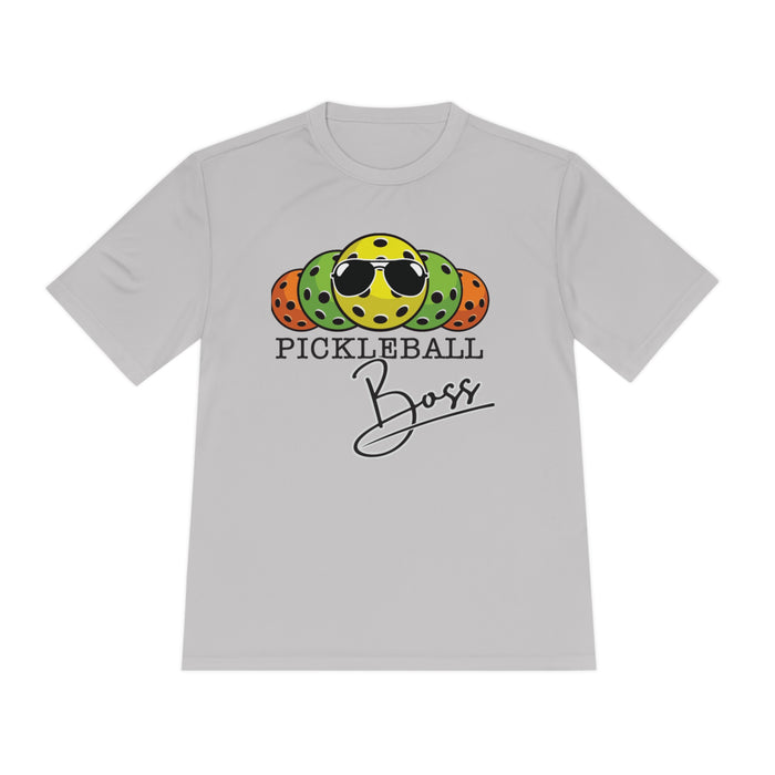 Funny Pickleball T-Shirt, Moisture Wicking Tee - Pickleball Boss