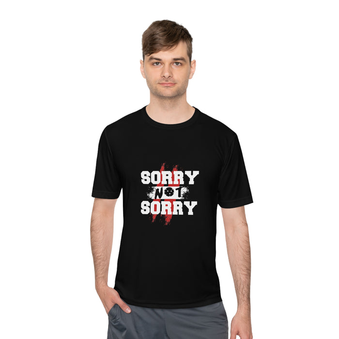 Funny Pickleball T-Shirt, Unisex Moisture Wicking Tee - Sorry Not Sorry