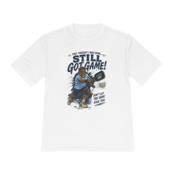 Still Got Game Tee — Vintage Basketball Graphic Moisture‑Wicking Shirt