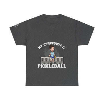 My Superpower Is Pickleball – Classic Blue Edition Tee (Gildan 5000)
