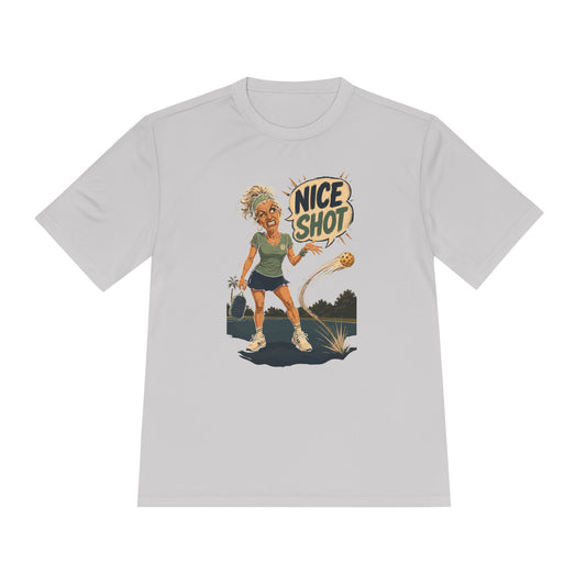 Funny Pickleball Tee — 'Nice Shot'