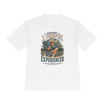 Senior I Prefer Experienced Tee — Funny Pickleball Shirt