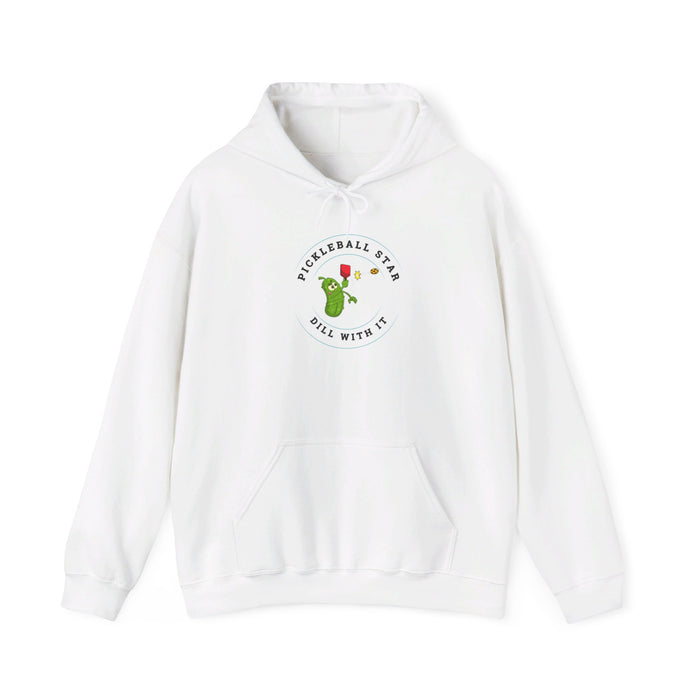 "Pickleball Star - Dill With It" Unisex Heavy Blend™ Hooded Sweatshirt